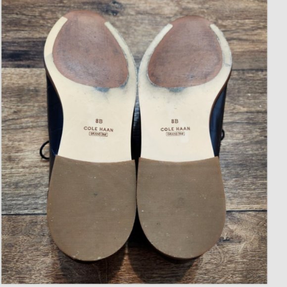 Cole Haan Grand Series 360 Oxford Croc Embossed Leather Shoes - Picture 10 of 16